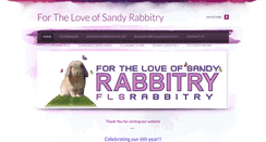 Desktop Screenshot of fortheloveofsandyrabbitry.com